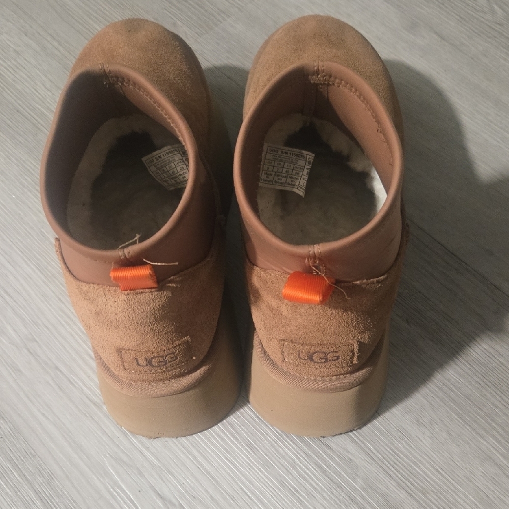 UGG Women's Brown Suede Ankle Boots - Picture 2 of 3